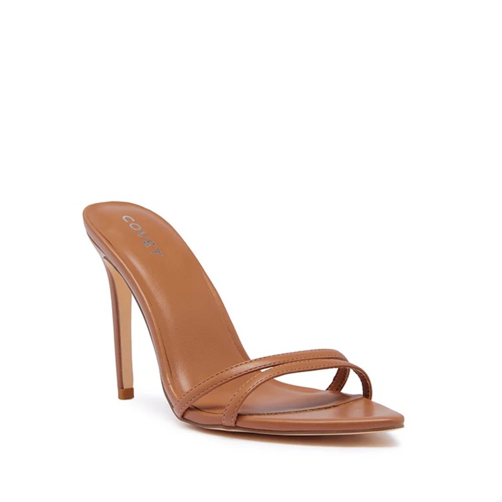 Covet SHAE Nude mule stilettos - brand new - Size 37 / US 6